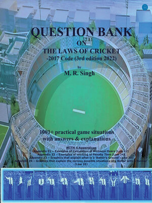 cover image of Question Bank on the Laws of Cricket - 2017 Code (3rd Edn 2022)
